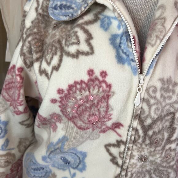 $ Alfred Dunner women's sz. small, floral super soft full zip cardigan #1630 - Picture 11 of 11